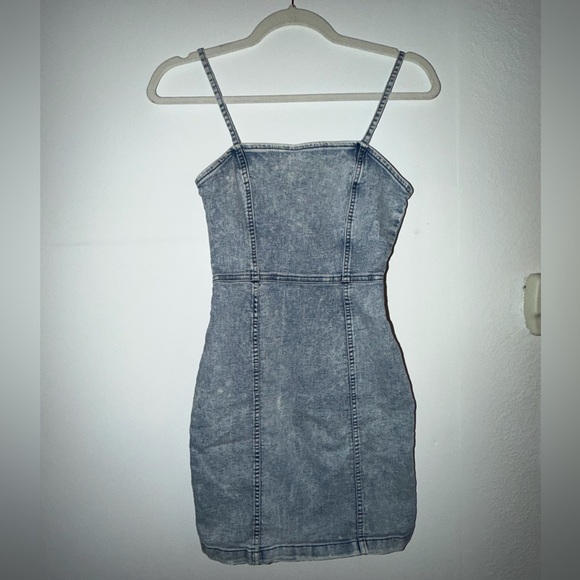 H&M Dresses & Skirts - H&M Acid Wash Denim Mini Dress 2